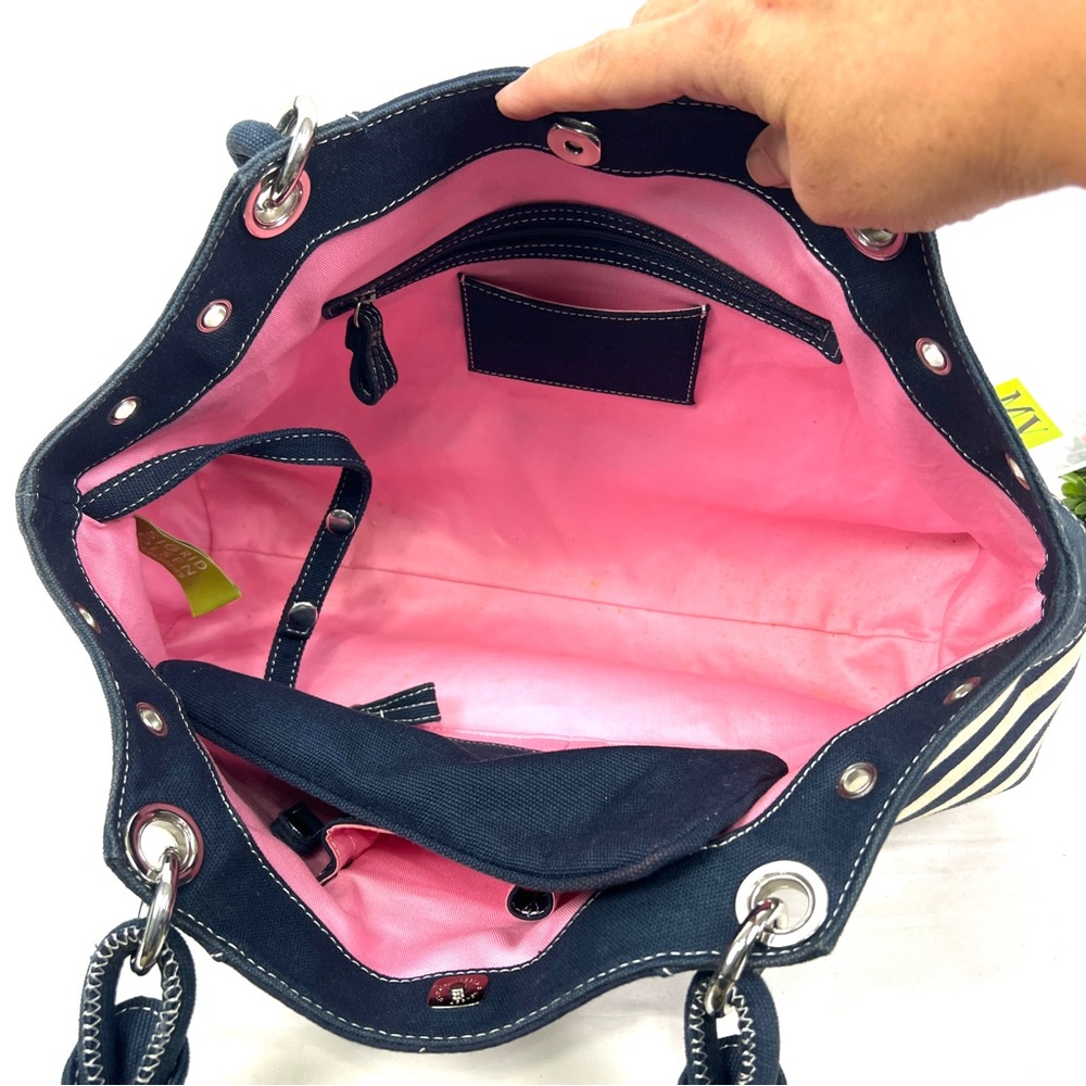 Sigrid Olsen Nautical Canvas Satchel - image 7